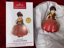 2023 Hallmark Keepsake Madame Alexander Golden Holiday Celebration Ornament picture