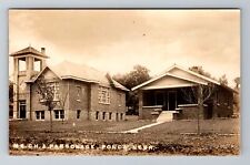 Ponca NE-Nebraska, RPPC: Methodist Church & Parsonage, Antique Vintage Postcard picture