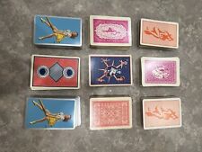 Lot of 9 Decks Of Vintage 1950's Risque Playing Cards picture