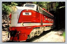 Branson Scenic Railroad Missouri Zephyr Style Trains Vintage Unposted Postcard picture