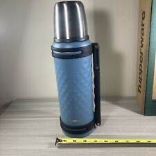 Tupperware Insulated Thermal Flask Jug Pitcher w/ Facets 40 oz / 1.2 L Blue New picture