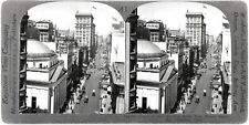 c.1925 SAN FRANCISCO GRANT AVENUE ELEVATED VIEW from MARKET & O'FARRELL~NEGATIVE picture