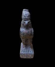 Pharaonic Falcon Statue God Of Sky Horus Rare Ancient Antiques Of Red Granite BC picture