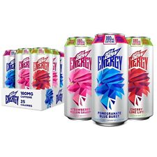  MTN DEW ENERGY Drink, 3 Flavor Variety Pack, 16oz Cans (12 Pack) DISCONTINUED picture