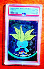 1999 Topps Pokemon TV Series ODDISH #43 Holo Foil PSA 10 Gem Mint 💎 picture