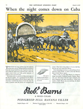 1928 CIGARS vintage PRINT AD Cuban Havana plantation growers tobacco farmers picture