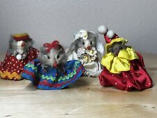 Lot of 4 Vintage Mice ORIGINAL FUR TOYS Made In West Germany 1 With No Sticker picture