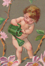 N Y C TRADE CARD, J G JOHNSON, NOVELTIES & FANCY GOODS at 8 East 14th St. Z599 picture