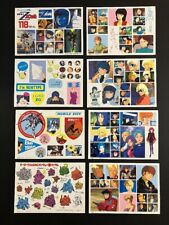 Vtg Rare Mobile Suit Zeta Gundam Sticker Set from 1985 by Animage 8 New Sheets picture