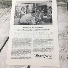 Vintage 1943 Advertising Art print Westinghouse Children In Classroom picture