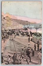 c1910s Messina Sicily Waterfront Tidal Wave Disaster Vintage Postcard picture