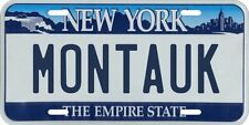 Montauk New York Metal License Plate picture