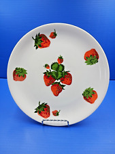 Vintage Georges Briard Large Strawberry Serving Plate 10.5