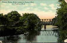 Postcard: Pawtuxet Railway Bridge crossing the Pawtuxet River, near Pr picture