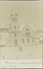 Waitsfield, Vermont - Church RPPC 1908 - Vintage Washington Co VT Photo Postcard picture