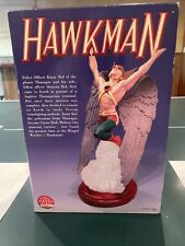Hawkman LE 836/1350 Porcelain Statue with Joe Kubert Signed Print DC Comics picture