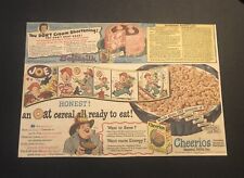 1940’s General Mills Cheerios & Betty Crocker Comic Newspaper Ad picture