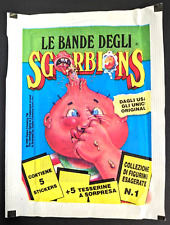 1990 Topps Garbage Pail Kids Sgorbions Series 1 Unopened Pack Italy GPK ITALIAN picture