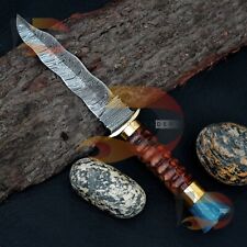 Best Damascus Steel Blade Handmade Damascus Hunting  knife |Sheath picture