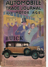 1929 Original Buick Color Cover Ad. February Automobile Trade Journal picture