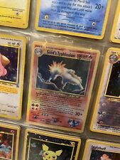 Gold Typhlosion Goddess Story Girl Anime Waifu Holofoil Card picture