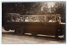 c1910's Vienna Austria Tour Car Bus Ride Unposted Antique RPPC Photo Postcard picture