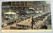 Buffalo, New York NY Vintage postcard Woodman of the World Foresters Parade 1911 picture