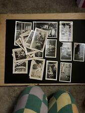 Lot of  20 Vintage Family Snapshots #2- Various Sizes 1940s Baby Out On The Town picture