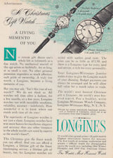 1958 Longines Watch: A Christmas Gift Watch Vintage Print Ad picture