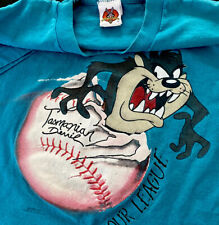 Vintage Looney Tunes T-Shirt Tasmanian Devil TAZ Graphic Tee Freeze 90s Sz M USA picture