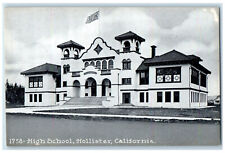 c1910 High School Hollister California CA Antique Unposted Postcard picture