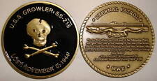 NAVY USS GROWLER  SS-215 LOST SUBMARINE CHALLENGE COIN picture