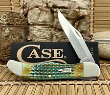 Case XX USA Beautiful Sea Dragon Bone AAA+++ Folding Hunter Pocket Knife picture