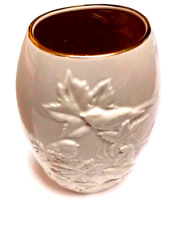 1988 Lenox Fall Seasonal Vase Chickadees Maple Legacy USA Vintage  box limited picture