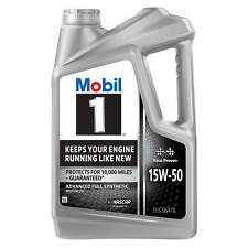 5 Quart，Mobil 1 Advanced Full Synthetic Motor Oil 15W-50 picture