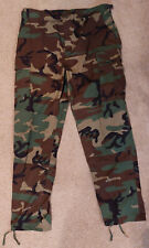 Official US Army Military Woodland Camo Men's BDU Pants, Size Large Long picture