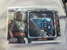 2022 Topps Star Wars The Book Of Boba Fett Boba Fett Patch Card MP-7 Rare picture