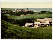 England. Cromer. Golf Club House. Vintage Photochrome by P.Z, Photochrome Zurich picture