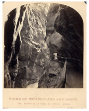 William England, Switzerland Vintage Pfufers the Throat Albumen Print 1860 Alb Print picture