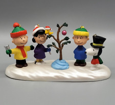 Vtg Hallmark Peanuts A Charlie Brown Christmas Snow Scene Tabletop Display 1995 picture