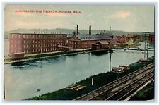 c1910's American Writing Paper Co. Holyoke Massachusetts MA Antique Postcard picture