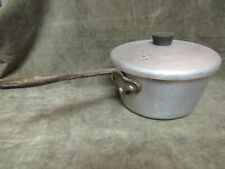 Vintage 1940's Eagleware Aluminum Metal Large Handled Pot/Pan with Cover picture