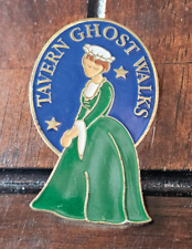 Tavern Ghost Walks Tour Williamsburg Virginia Souvenir Enamel Lapel Pin picture