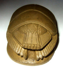Vintage Egyptian Scarab Family Heirloom Decorative Paperweight picture