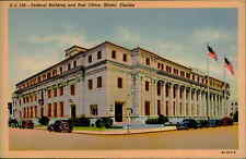 Postcard: D. C. 128-Federal Building and Post Office, Miami Florida 8A picture
