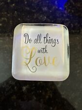 Vintage Glass paperweight 