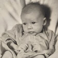 Old Original Photo BW Baby Jolene Old Photograph picture