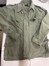 Vintage Dutch Military Army Green Jacket picture