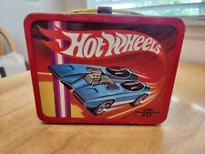 VINTAGE 1969 HOT WHEELS Redline Metal Lunch Box W/Red Thermos, GREAT CONDITION👀 picture