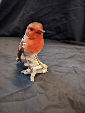 Vintage Goebel West Germany Red Robin On Branch Figurine 5